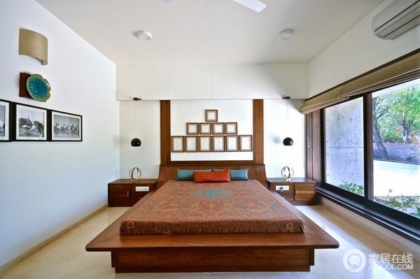 在家中享受的自然风光 印度风格公寓赏