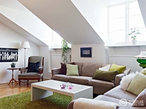 华丽风格的北欧公寓 融合经典现代风格