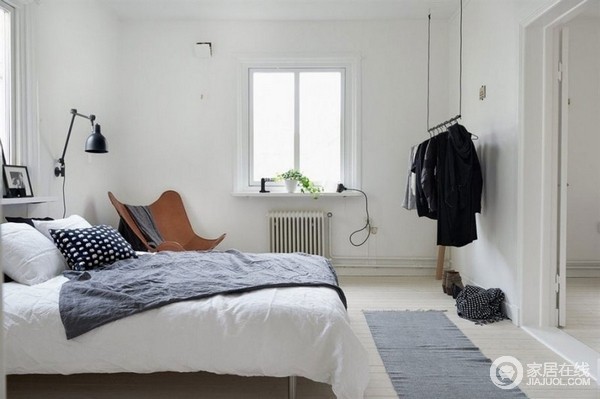 灰白搭配的北欧公寓 哥德堡浪漫的装修