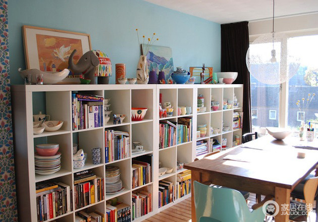 家居设计找灵感 20款宜家书柜的应用