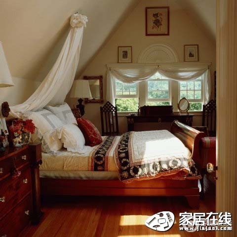 褐色欧式风格卧室