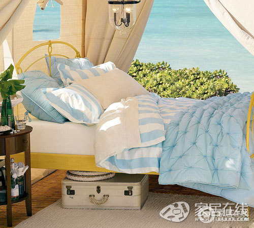 夏日卧室清爽变身 舒适床品拥有好睡眠