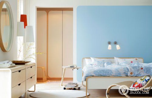 色彩搭配的卧室设计 装扮丰富多彩空间