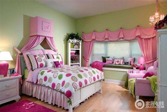 女孩最爱卧室设计案例 有女儿家长必看