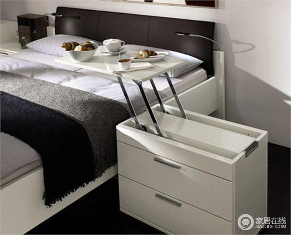 卧室里面的温暖 29款有趣的家居床头柜