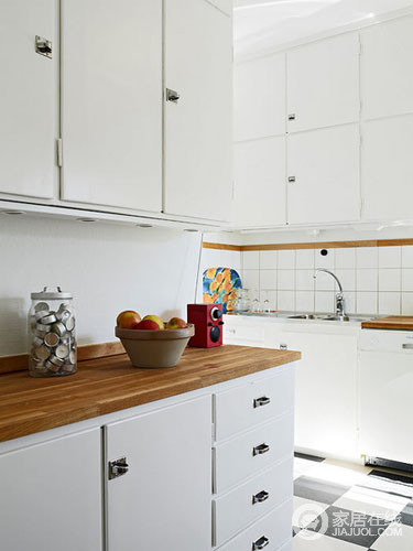 62平单身公寓设计 拼装森林系的北欧风格