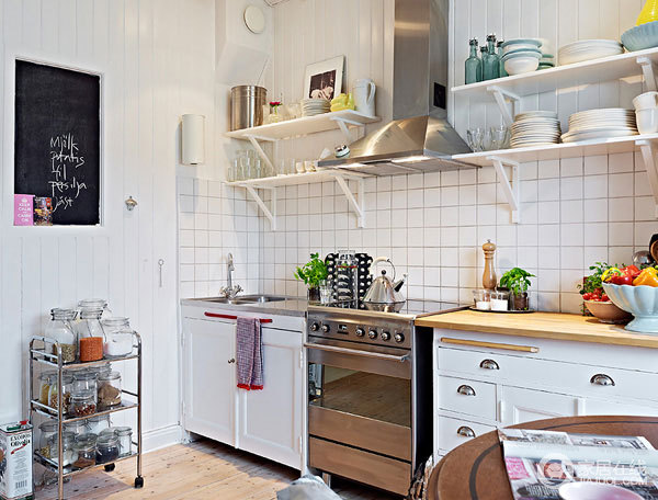 40平瑞典单身公寓 简洁靓丽小户型空间