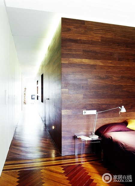 木头元素设计家 木地板铺装墙面与地面